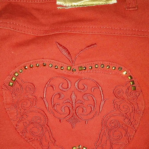 Orange apple bottoms capris - Picture 3 of 3